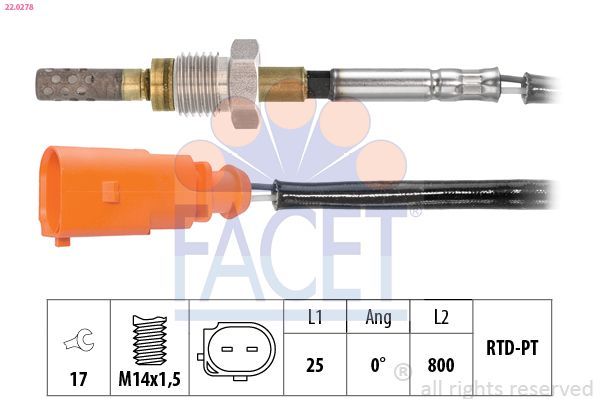 Egzoz Sıcaklık Sensörü  Audi A3 Sedan (8VS)(05.2013->)  VOLKSWAGEN ORJINAL 04L906088BL