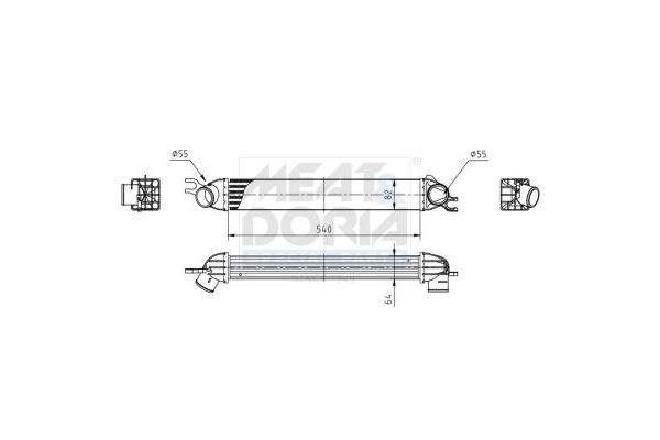Turbo Radyatörü  MINI Roadster (R59)(2012->)  ORİS IMM001034