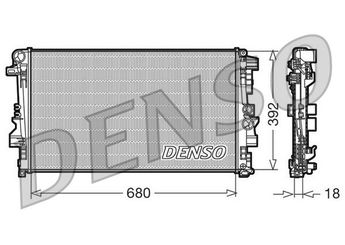 Su Radyatörü  DENSO DRM17012  253104A100 6395010401 A6395010401 A6395011101