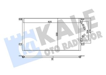 Klima Radyatörü  KALE 342825  7701038395 7701045346 77 01 045 346