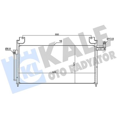 Klima Radyatörü  KALE 387700