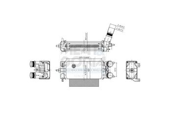 Turbo Radyatörü  RADISEN RI 961509  2272321 JT766K775DA
