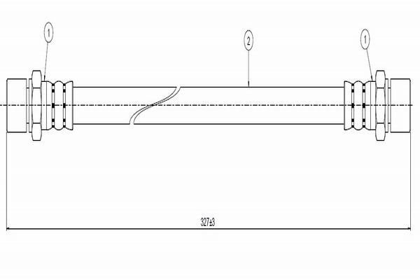 Fren Hortumu Arka Sağ veya Sol CAVO C800 419A