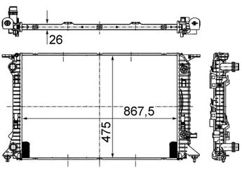 Su Radyatörü  MAHLE CR 910 000S  21082109 8K01211251AG 8K0121251AC 8K0121251AD 8K0121251AG 8K0121251AH 8K0121251AJ 8K0121251AK 8K0121251AN 8K0121251K 8K0121251T 8KD1211251C 8K0 121 125 1AG 8K0 121 251 AD 8K0 121 251 AG 8K0 121 251 AH 8K0 121 251 AK 8K0 121 251 K 8K0 121 251 T 8KD 121 125 1C L8K0121251AG 8K0.121.251.AD 9A712125110 9A7.121.251.10