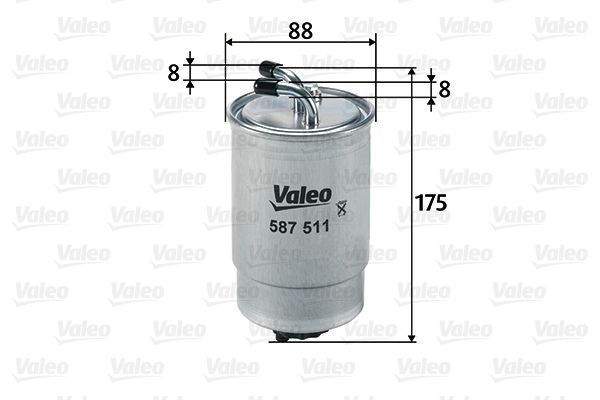 Yakıt Filtresi  Ford Fiesta Courier (1996->)  VALEO 587511