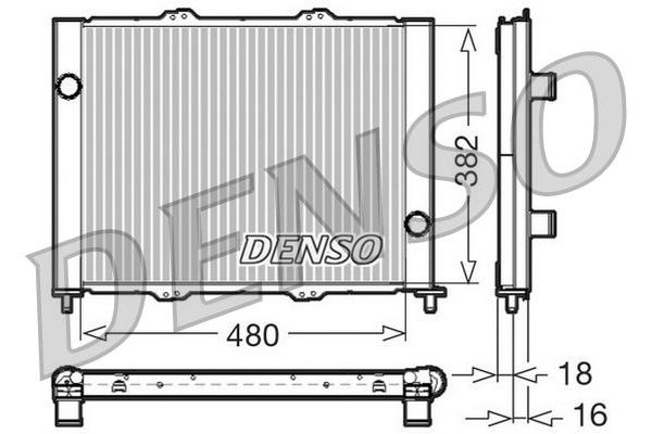 Su Radyatörü  DENSO DRM23099