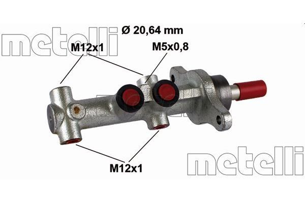 Fren Ana Merkez  Opel Vivaro Kamyonet (07.2006->)  METELLI 05-0865