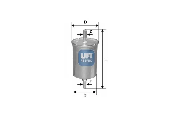 Yakıt Filtresi  Hyundai Accent (X3)(1995->)  PHAFF DF755