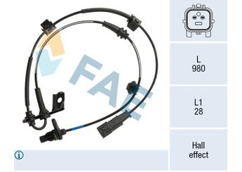 Abs Sensörü Ön Sağ HELLA 6PU 358 219-281  95671D3000 95671-D3000