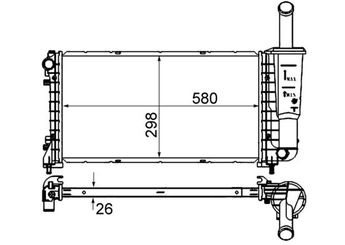 Su Radyatörü  MAHLE CR 843 000S  25310F2200 51723827