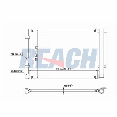Klima Radyatörü  MAHER 10901