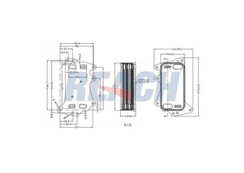 Motor Yağ Soğutucu  ASPART 6OCO1046  11428507627 11 42 8 507 627 8507627 8 507 627
