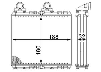 Kalorifer Radyatörü  MAHLE AH 222 000S  7495625 07495625