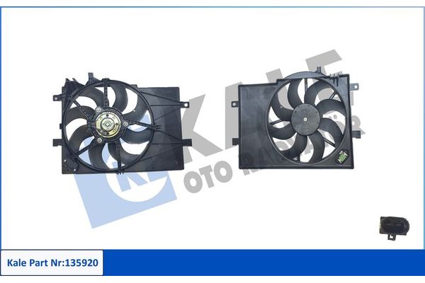 Radyatör Fan ve Motoru  FIAT ORJINAL 46848916