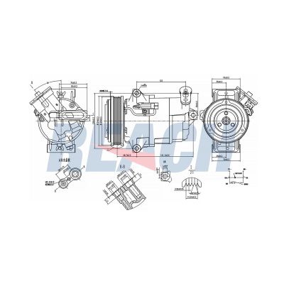 Klima Kompresörü  Opel Signum (07.2005->)  BEHR ACP 1271 000S