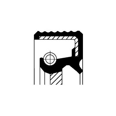 Krank Keçesi Ön Peugeot 206 SW (08.2002->)  CORTECO 07012634B