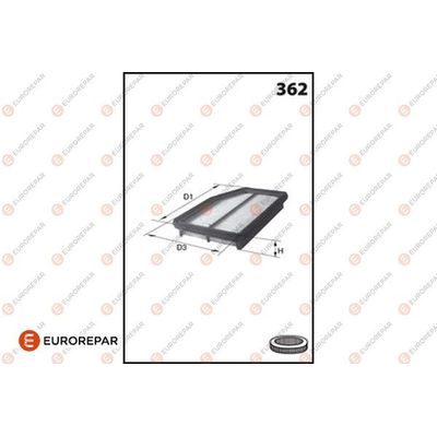 Hava Filtresi  Kia Rio (UB)(2011->)  EUROREPAR 1682342980