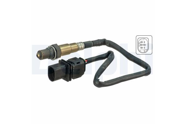 Oksijen (Lambda) Sensörü  BMW 3 Serisi Cabrio (E93)(2006->)  DELPHI ES20677-12B1