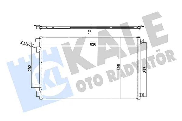 Klima Radyatörü  KALE 129600