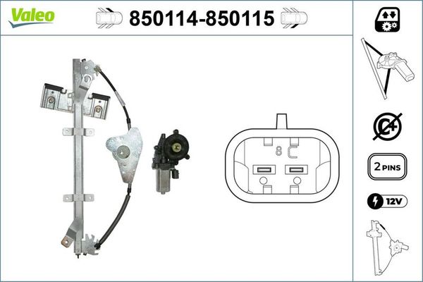 Cam Krikosu Ön Sol VALEO 850114