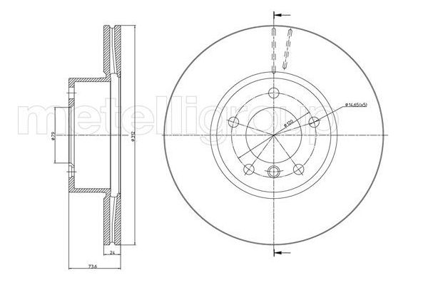 Fren Disk Ayna Ön Sağ ve Sol AP B2049VR