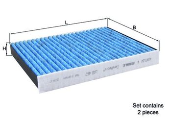 Polen Filtresi  MAHLE LAO 467/S  64119272642 64116809933 64116991537 64119163329 6809933 6991537 9163329 9272642