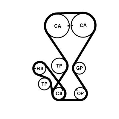 Triger Kayış Seti  CONTINENTAL CT1000K2PRO