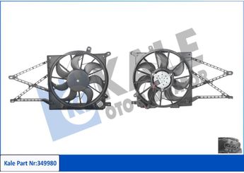 Radyatör Fan ve Motoru  KALE 349980  1341344 1341299 1314539 1314 539 1341 299 1341 344