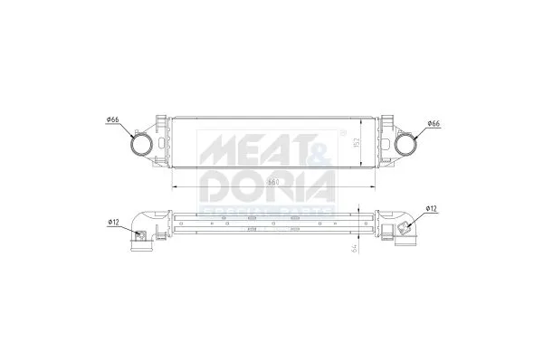 Turbo Radyatörü  Volvo S60 Cross Country (03.2015->)  ORİS IVO003064