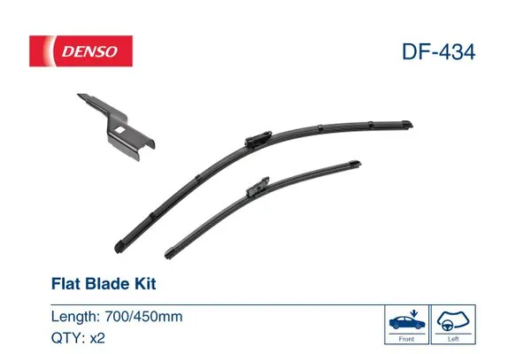 Silecek Süpürgesi Ön  700/450 mm - 28/18 inç Skoda Enyaq Coupé (5AC)(01.2022->)  SILBAK SB2818C2