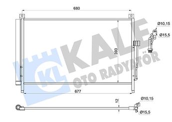 Klima Radyatörü  KALE 361350  921005AA0A 921005AA1A 921005AA1B