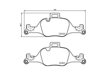 Fren Disk Balata Ön MAGNETI MARELLI 363700406107  GMY02643ZA 34106883469 34106888482 34106898192 34106898266 34116875396 34116875397 34116883469 341168834699 34116883470 341168834709