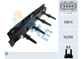 Ateşleme Bobini  KRAFTVOLL 05020177  597073 5970A4 5970 A4 96292106 96.292.106 5970.73 9629210680 96.292.106.80