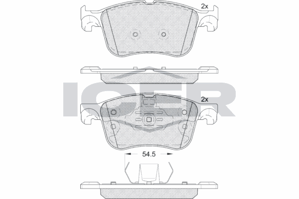 Fren Disk Balata Ön Ford Focus S.Wagon (CGE)(2018->)  FORD ORJINAL KTJX612K021CEB