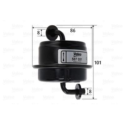 Yakıt Filtresi  VALEO 587051