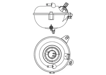 Radyatör Yedek Su Deposu  MAHLE CRT 21 000S  5Q0121407A 5Q0121407G 5Q0121407M 5Q0121407AA 5Q0 121 407 A 5Q0 121 407AA 5Q0121407D 5Q0121407F 5Q0121407S 5Q0121407T