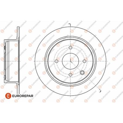 Fren Disk Ayna Arka Sağ ve Sol Nissan Tiida (C11X/SC11X)(02.2007->)  EUROREPAR 1642781480