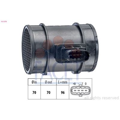 Hava Debimetresi  Lancia Musa (184)(10.2007->)  MAGNETI MARELLI 259003455100