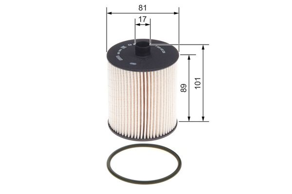 Yakıt Filtresi  Citroen C6 (09.2005->)  BOSCH F 026 402 239