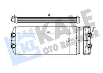 Kalorifer Radyatörü  MOTORTEC PEG0699  6448S6 6448Q6
