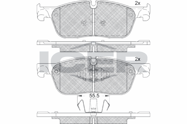 Fren Disk Balata Ön Jaguar F-Pace (09.2015->)  AYD 60462A
