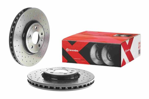 Fren Disk Ayna Ön Sağ ve Sol Audi A5 Sportback (8T)(05.2009->)  BREMBO 09.A758.1X