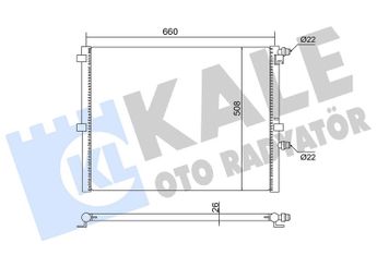 Su Radyatörü  KALE 363710  17117600516 17118672102 17112670099 17112671573 17117933871 17118484638 17118619621 17118664919