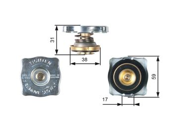 Radyatör Kapağı  GATES RC130  4469385 FA11701201