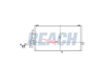 Klima Radyatörü  VALEO 817789  MB958166 CAB311B078 MR460269