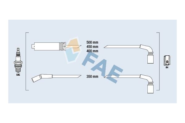 Buji Kablosu  Chevrolet Kalos (2005->)  DODUCO 7899