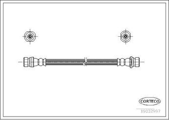 Fren Hortumu Ön Sağ SVAC 80-0157  5873725000 587371A000