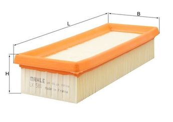 Hava Filtresi  MAHLE LX 580  71736120 1444P8 46536382 71754224 71771780 7759323