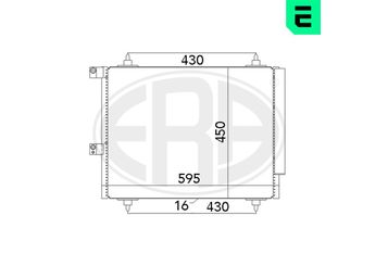 Klima Radyatörü  ERA 667063  6455AP 6455.AP 6455 AP 1489398080