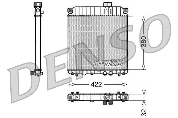 Su Radyatörü  DENSO DRM07031